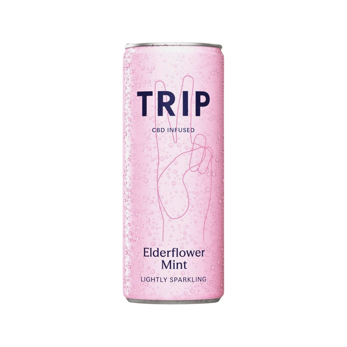 Trip Elderflower & Mint CBD Infused Sparkling Water | 3x250ml
