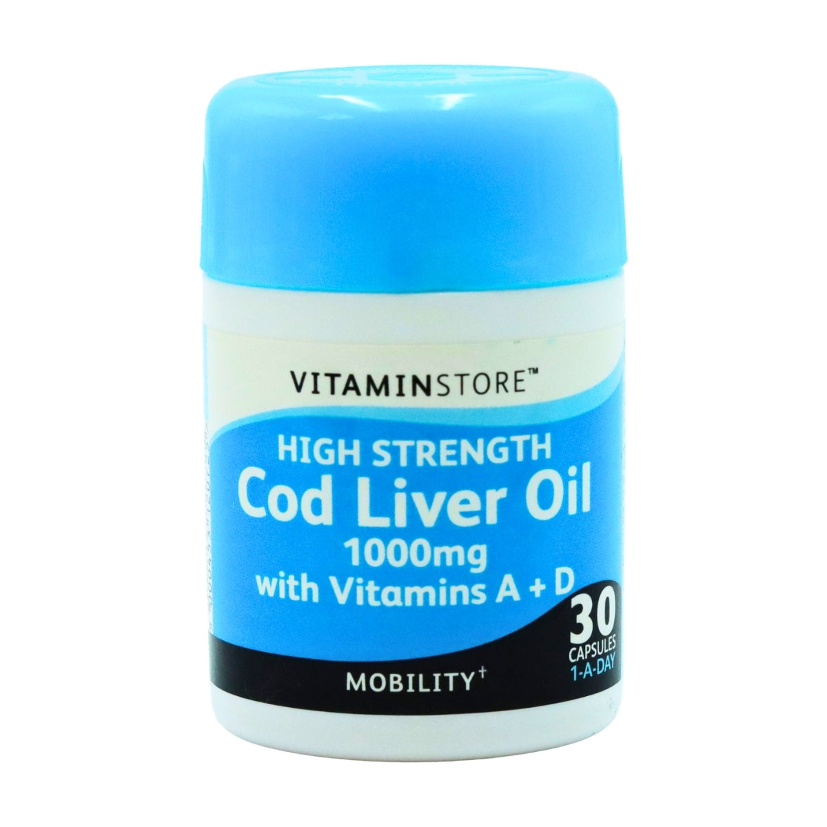 Vitamin Store High Strength Cod Liver Oil | 30 Capsules