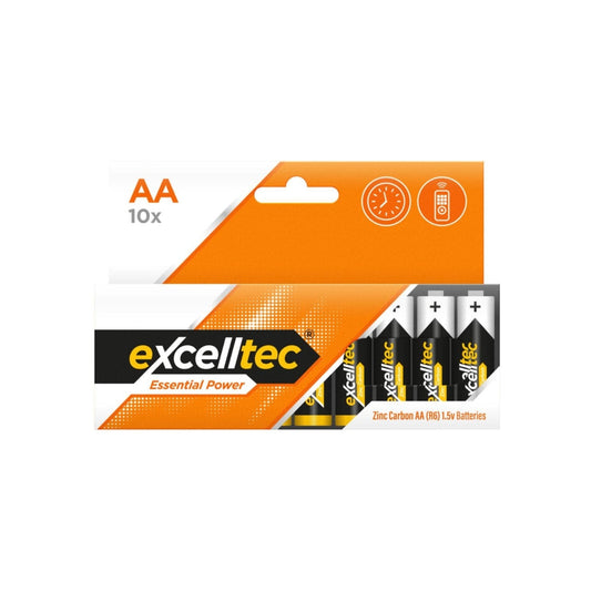 Zinc Carbon AA Batteries 10pk